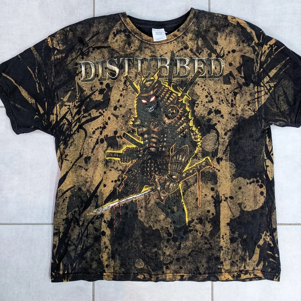 Y2k disturbed tee oversized - Picture 1 of 2
